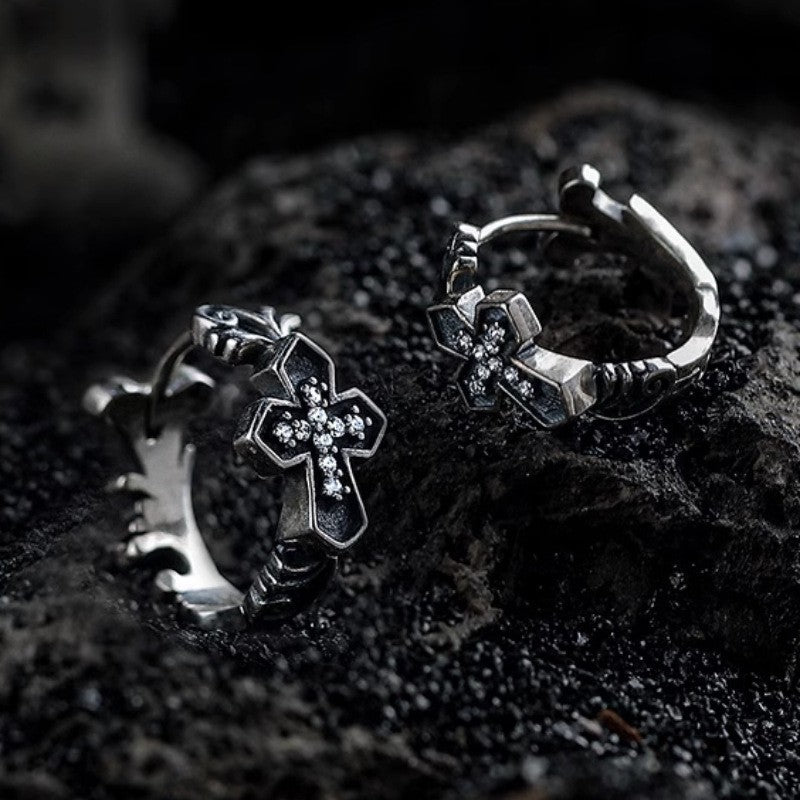 Trendy Minimalist Hoop & Stud Earrings, High-End Luxury Unisex Ear Jewelry