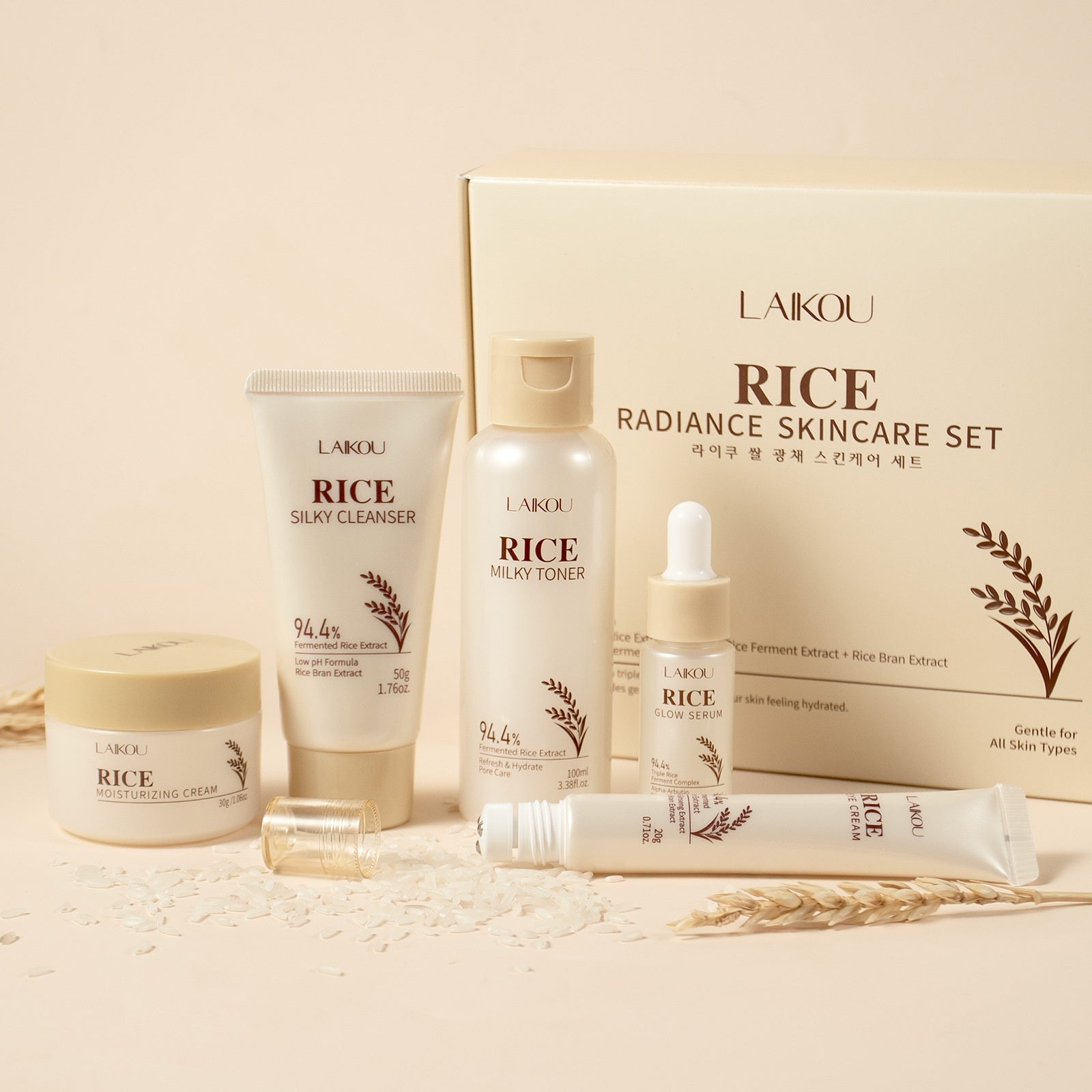 Moisturizing Cream With Plant Extracts For Facial Skincare Skincare Set