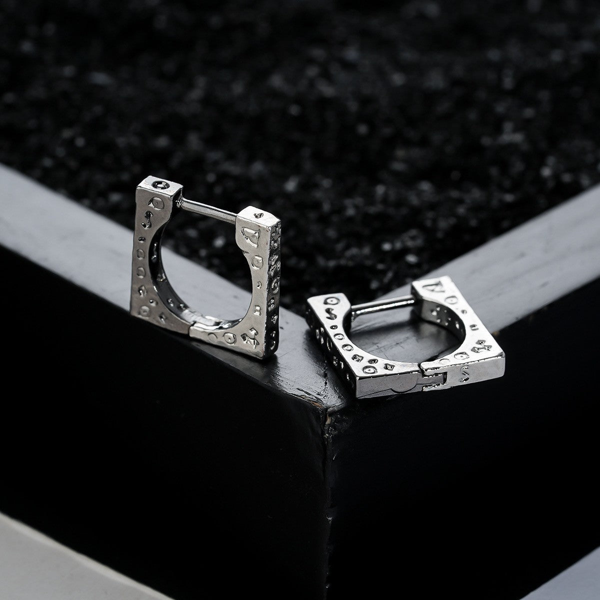Trendy Minimalist Hoop & Stud Earrings, High-End Luxury Unisex Ear Jewelry