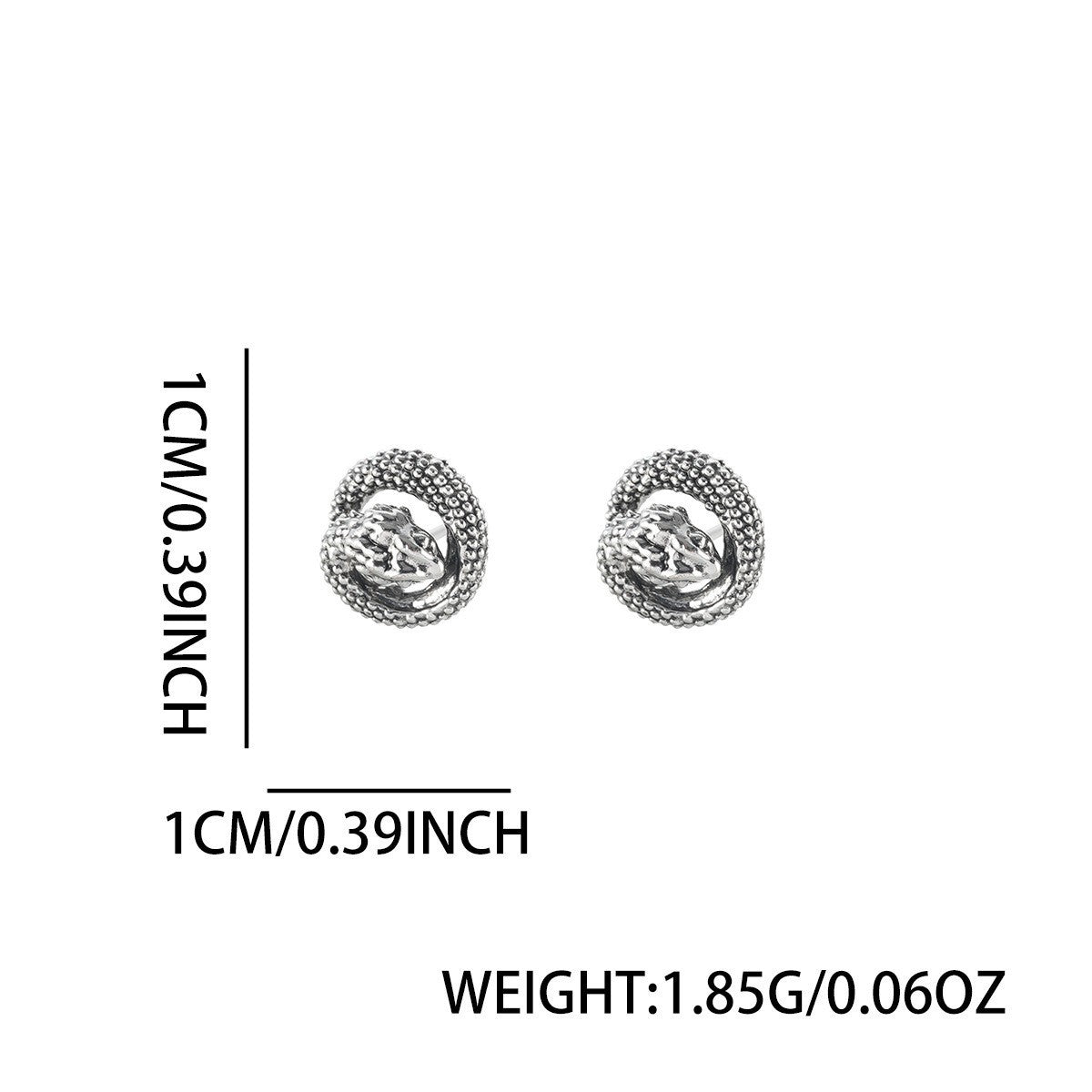 Trendy Minimalist Hoop & Stud Earrings, High-End Luxury Unisex Ear Jewelry