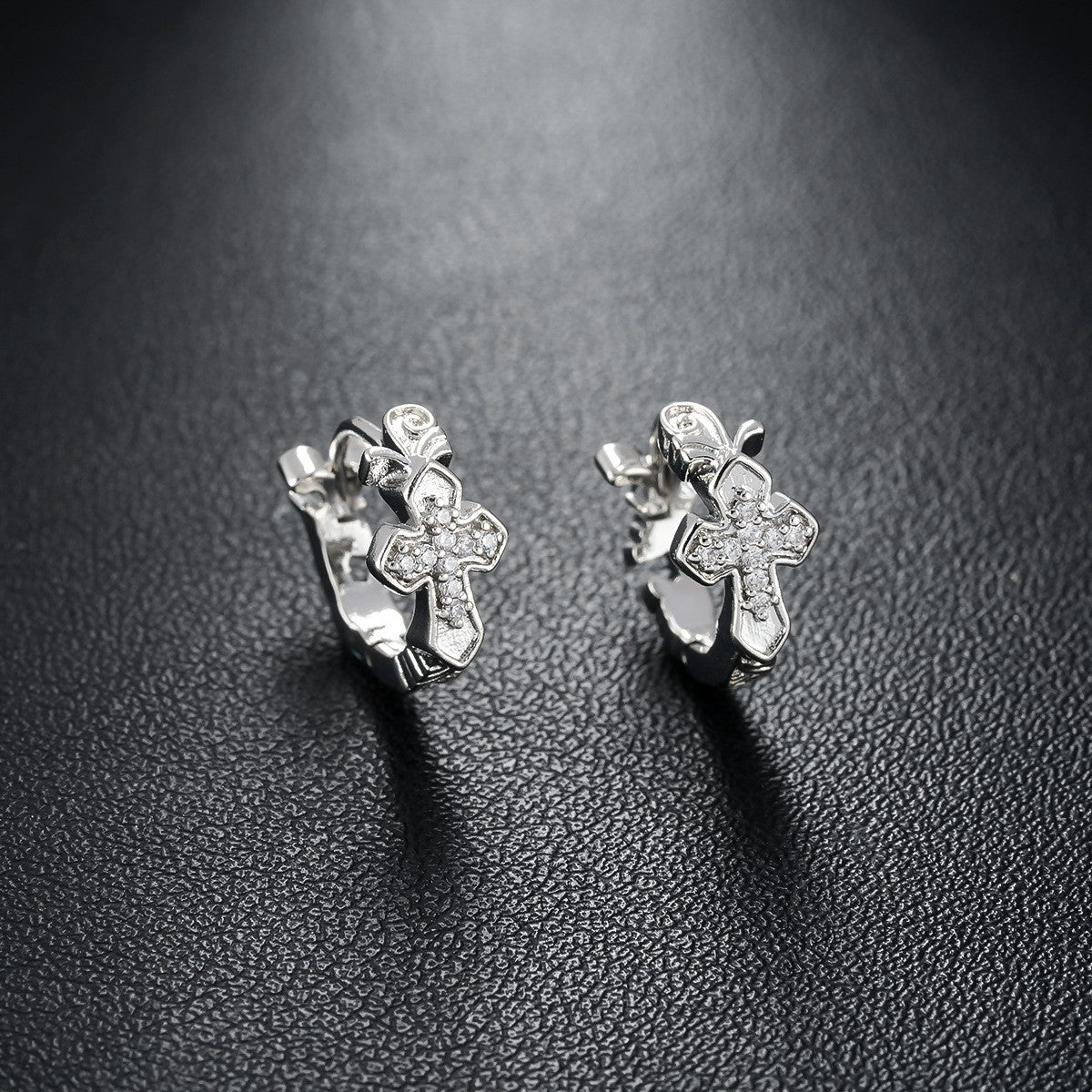 Trendy Minimalist Hoop & Stud Earrings, High-End Luxury Unisex Ear Jewelry