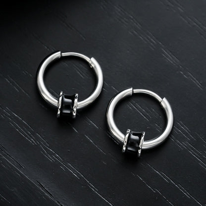 Trendy Minimalist Hoop &amp; Stud Earrings, High-End Luxury Unisex Ear Jewelry