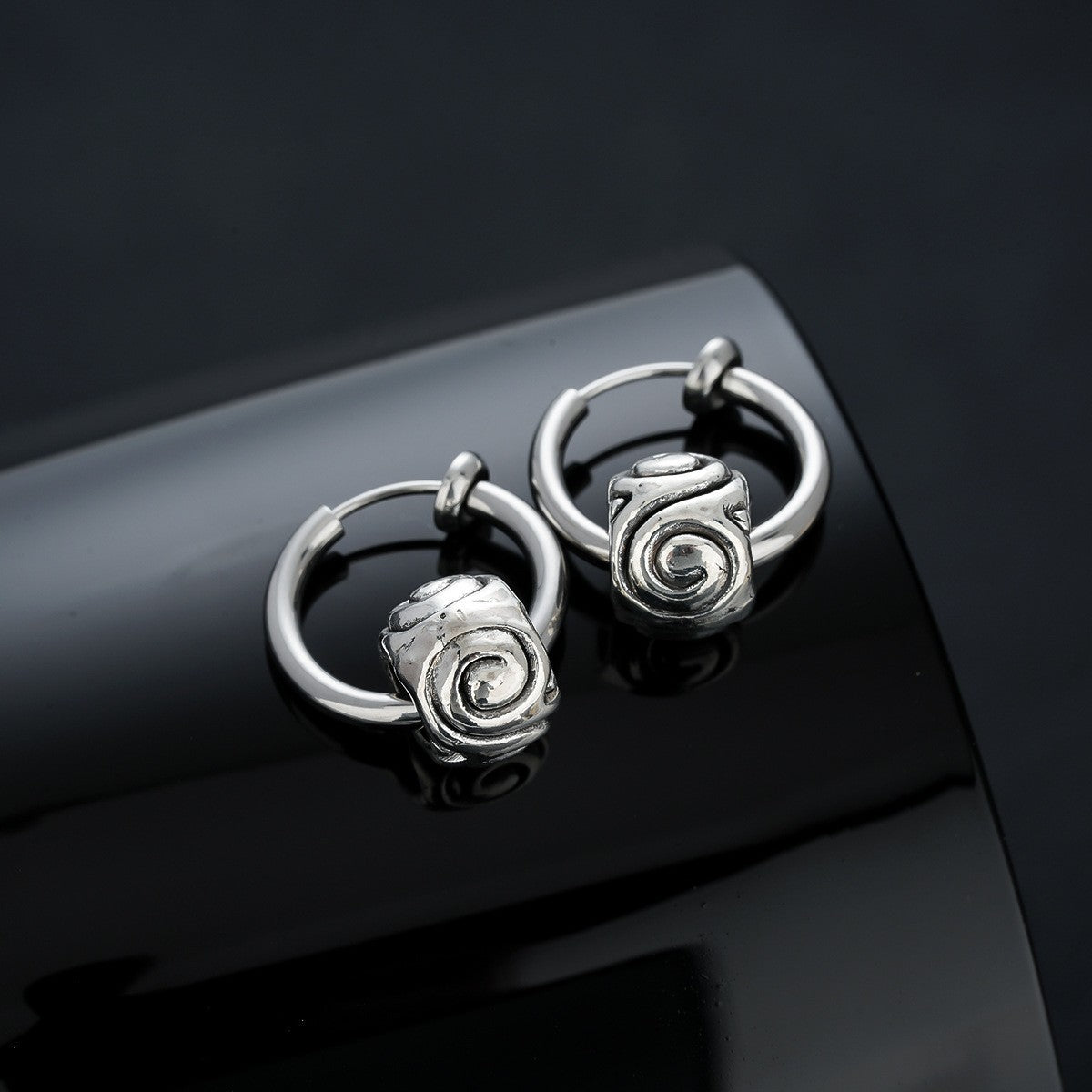 Trendy Minimalist Hoop &amp; Stud Earrings, High-End Luxury Unisex Ear Jewelry
