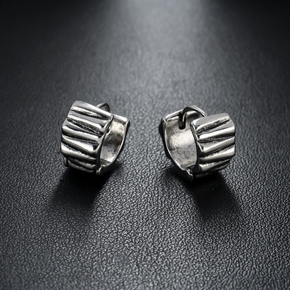 Trendy Minimalist Hoop &amp; Stud Earrings, High-End Luxury Unisex Ear Jewelry