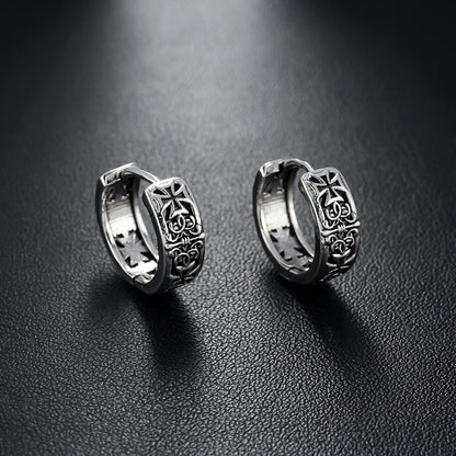 Trendy Minimalist Hoop &amp; Stud Earrings, High-End Luxury Unisex Ear Jewelry