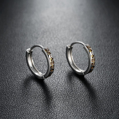 Trendy Minimalist Hoop &amp; Stud Earrings, High-End Luxury Unisex Ear Jewelry